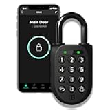 igloohome New Smart Padlock 2 (SP2), The Toughest Smart Padlock – Generate Access from Anywhere with The Mobile app (iOS/Android) – No WiFi Needed, Waterproof & Rechargeable