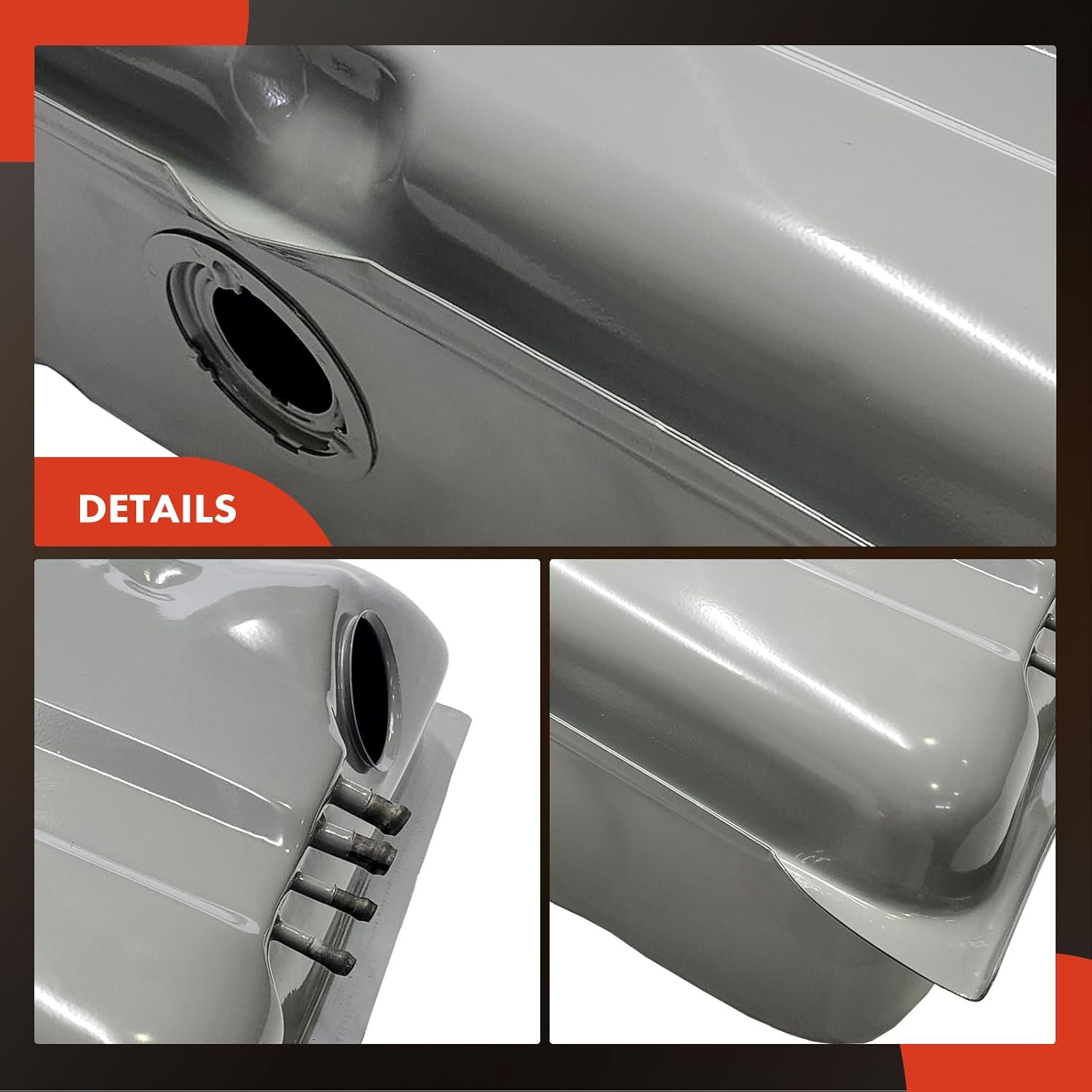 A-Premium Fuel Tank with Lock Ring & O-Ring Compatible with Dodge Dart 1970-1971 & Plymouth Duster Valiant 1970-1971, Scamp 1971, Gas, Replace# 3404220, CCR11D