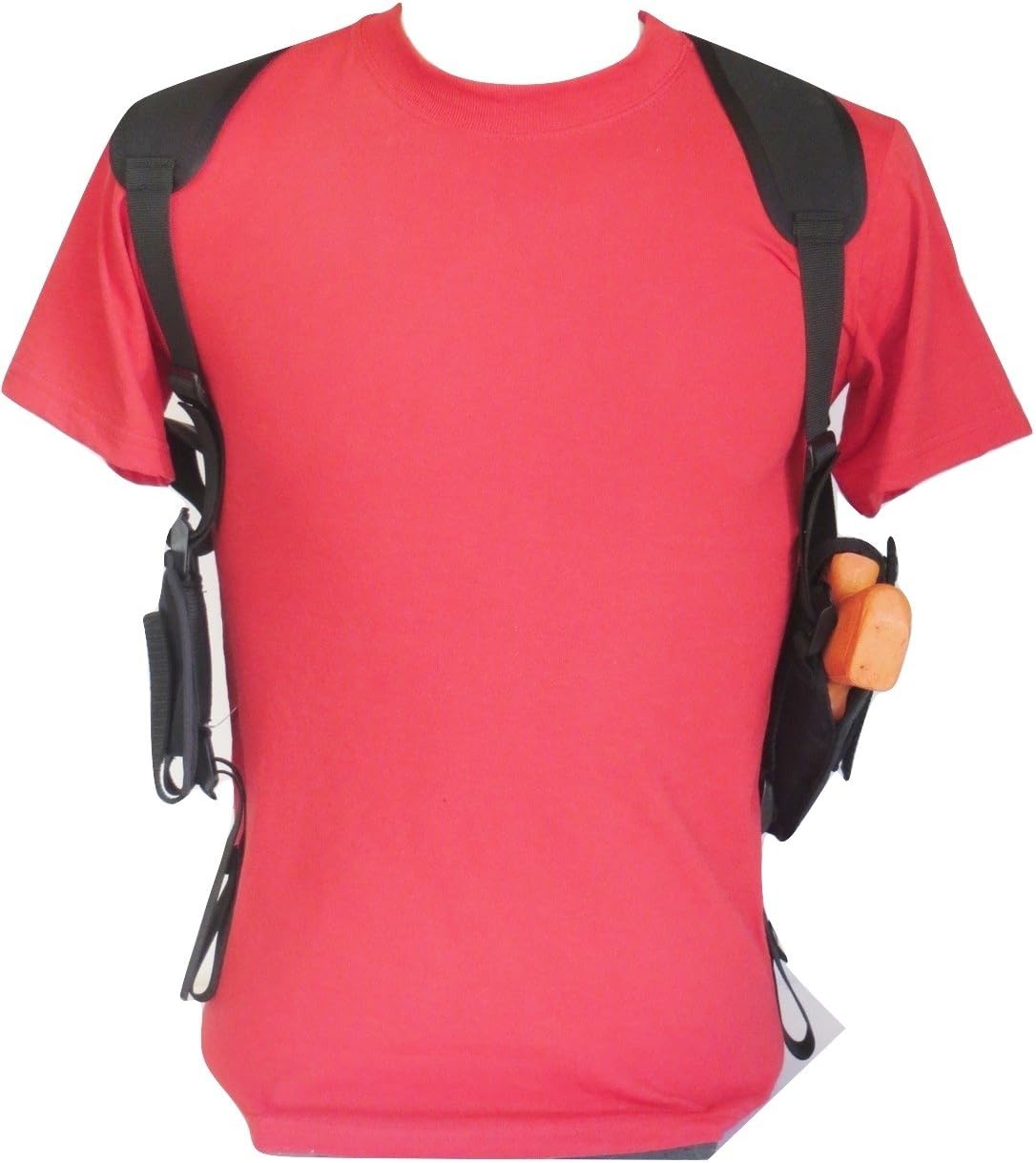 Federal Vertical Carry Shoulder Holster for Ruger LC9, LC9s & EC9s with Double Magazine Pouch