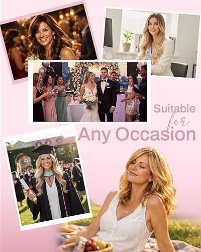 Miniatura 20 de Moresoo - Extensiones de cabello humano Remy lacio sin costuras con pinzas y trama, de poliuretano, cabeza completa, color castaño claro