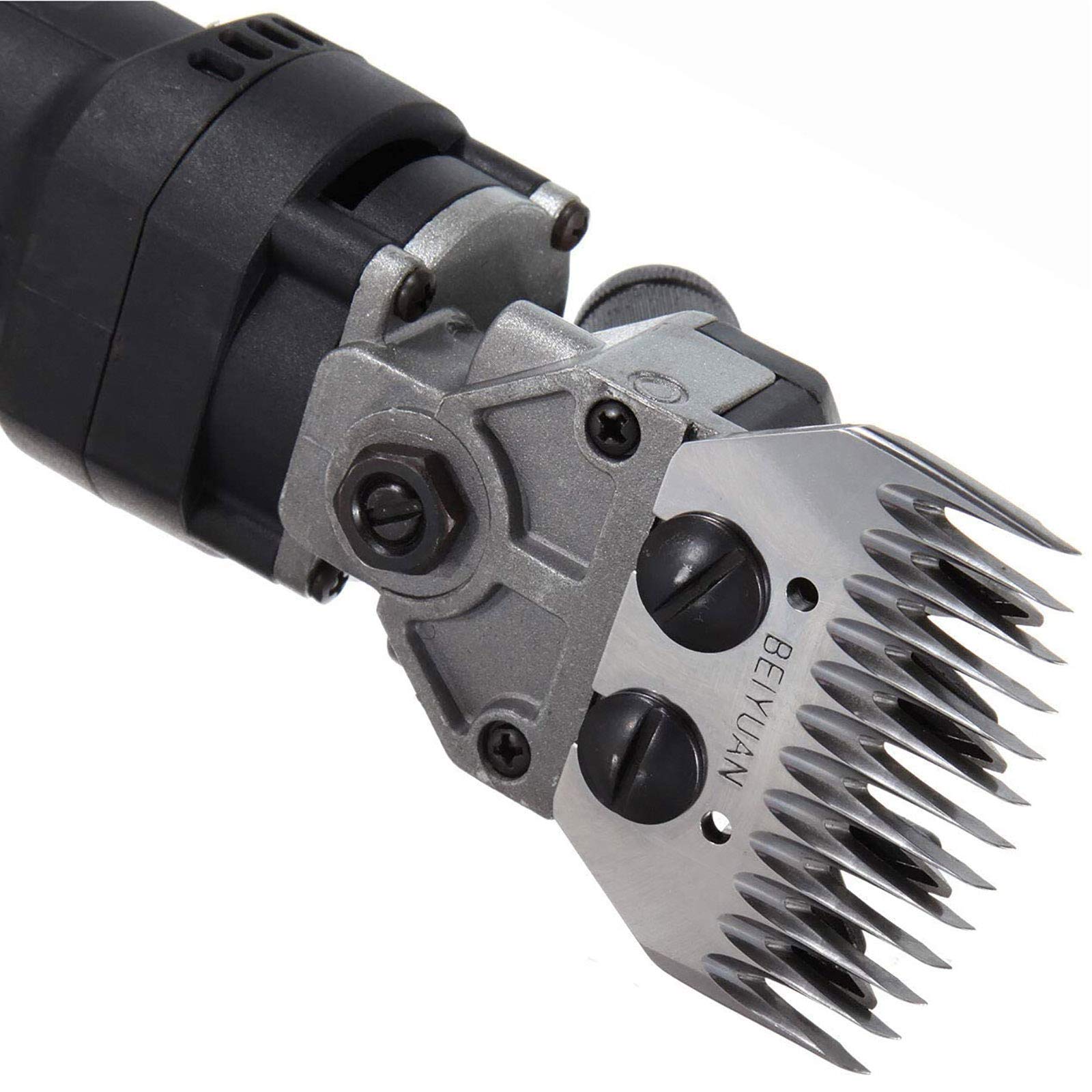 Esquiladora de ovejas 690W Esquiladora de ovejas eléctrica 2400 rpm Cortadora de cabras Esquiladora de animales para esquila de caballos, bovinos, ovinos, caprinos-alpaca-camello con 6 velocidades