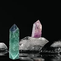 Vista 145 de JIC Gem Extra Large Rare Dendritic Jade Crystal Tower Natural Quartz Crystal Tower Point Wand Large Crystals and Stone Energy Crystal Wand Home