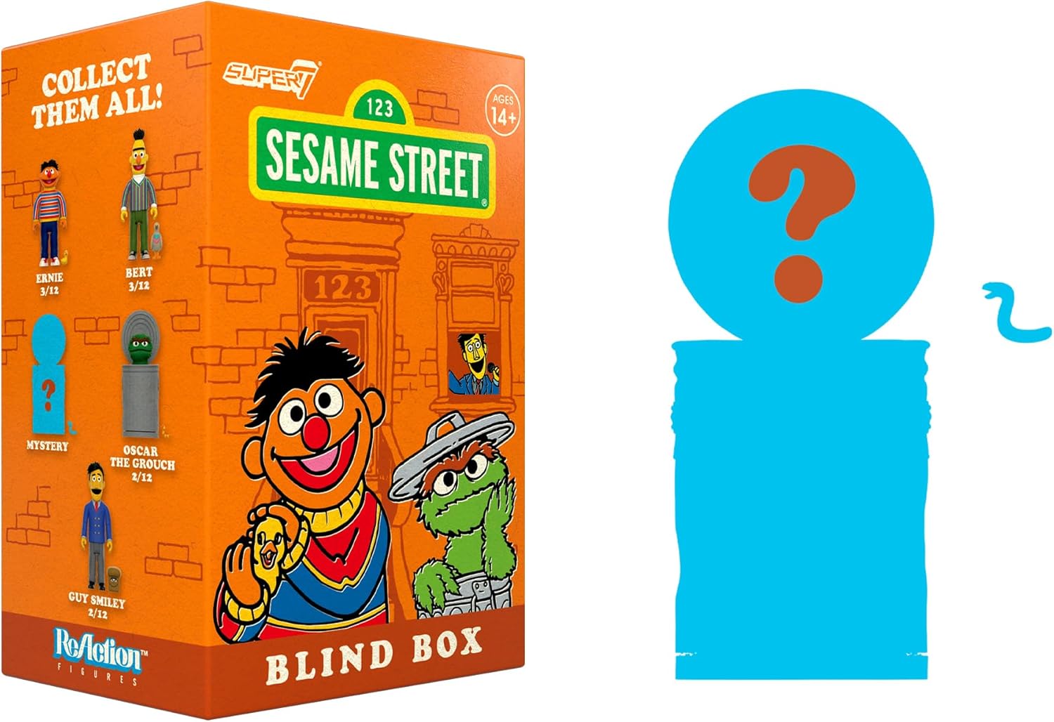 Super7 Sesame Street Blind Box Wave 03 - Blind Box Flat - Set of 12 Action Figures - Image 6
