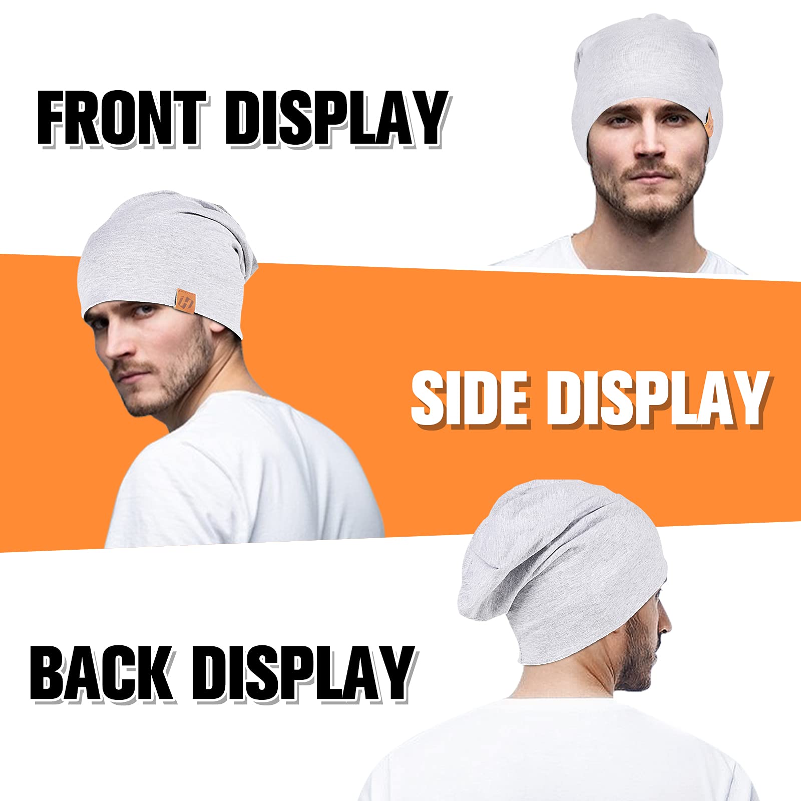 HASAGEI Berretto da donna leggero morbido unisex Slouch Beanie elastico berretto da uomo per tutte le stagioni