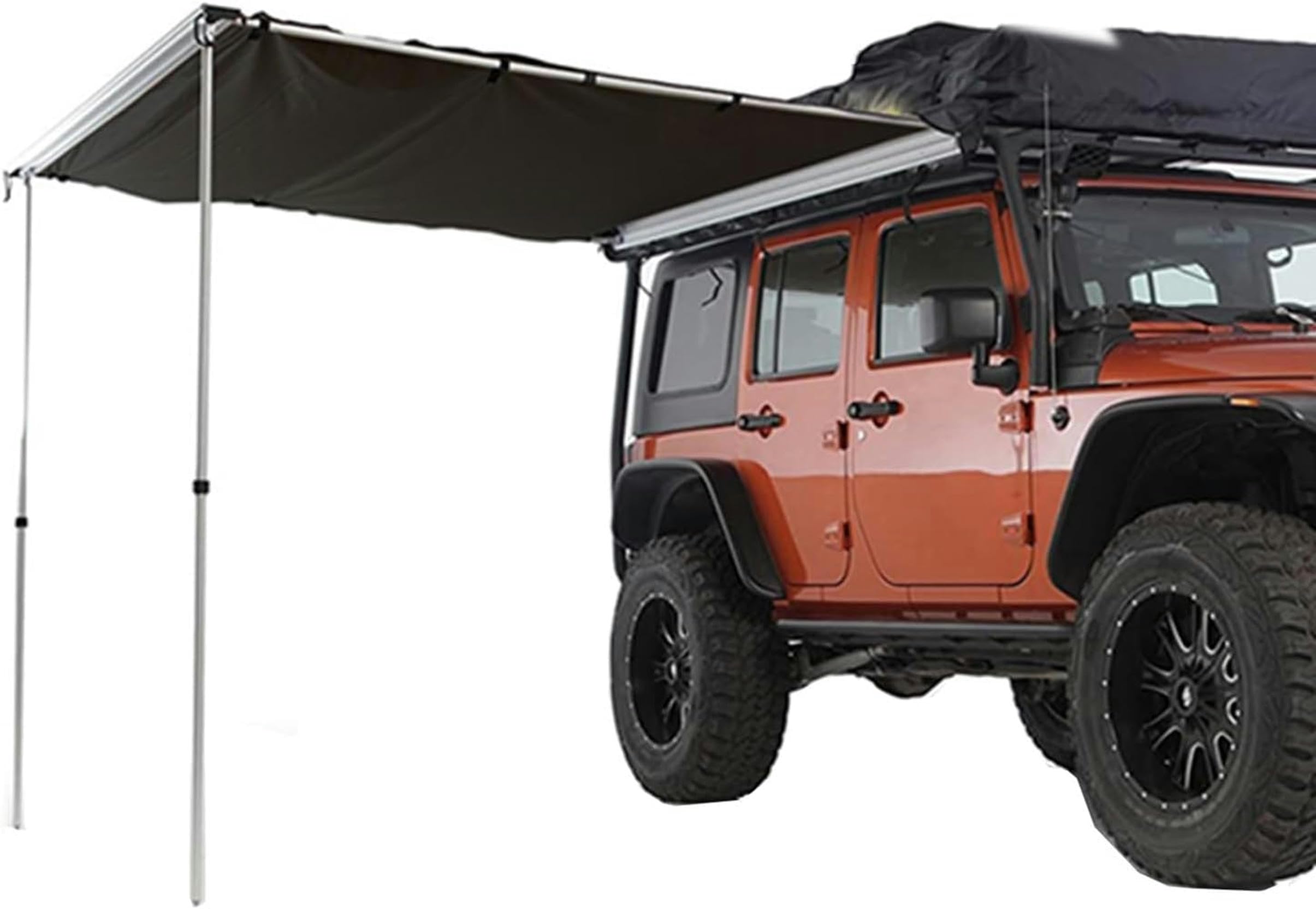 Auvent de camion de voiture 200x250 cm étanche et tente de toit réglable 4x4