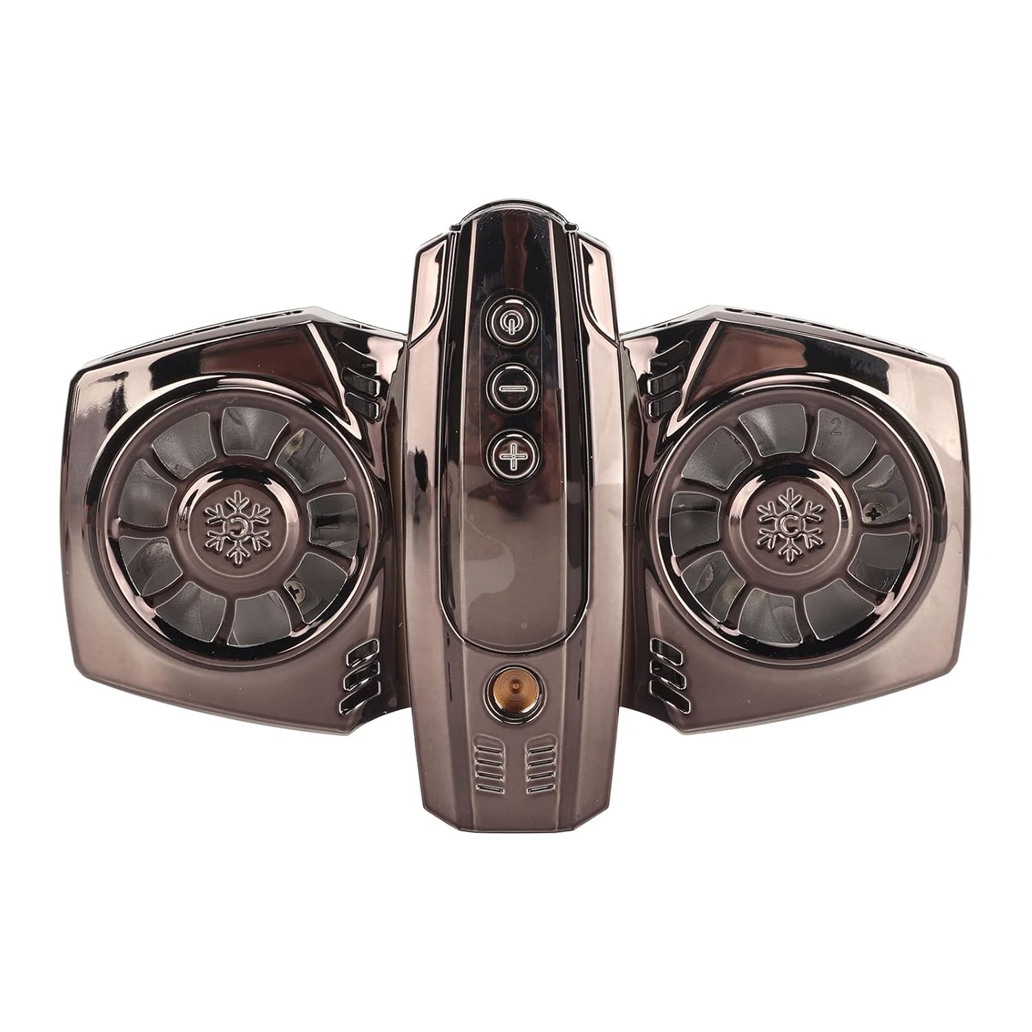 Cell Phone Cooler Dual Core Semiconductor Cooling Fan, Aluminum Alloy Low Noise Mobile Phonefor Gaming and Live Streaming