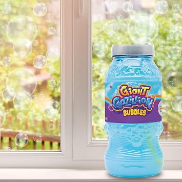 Gazillion 2 Liter Giant Solution, Multicolor | Lab-Formulated for Huge Stretchy Bubbles, Safe Non-Toxic No-Stain, Includes Large Bubble Wand
