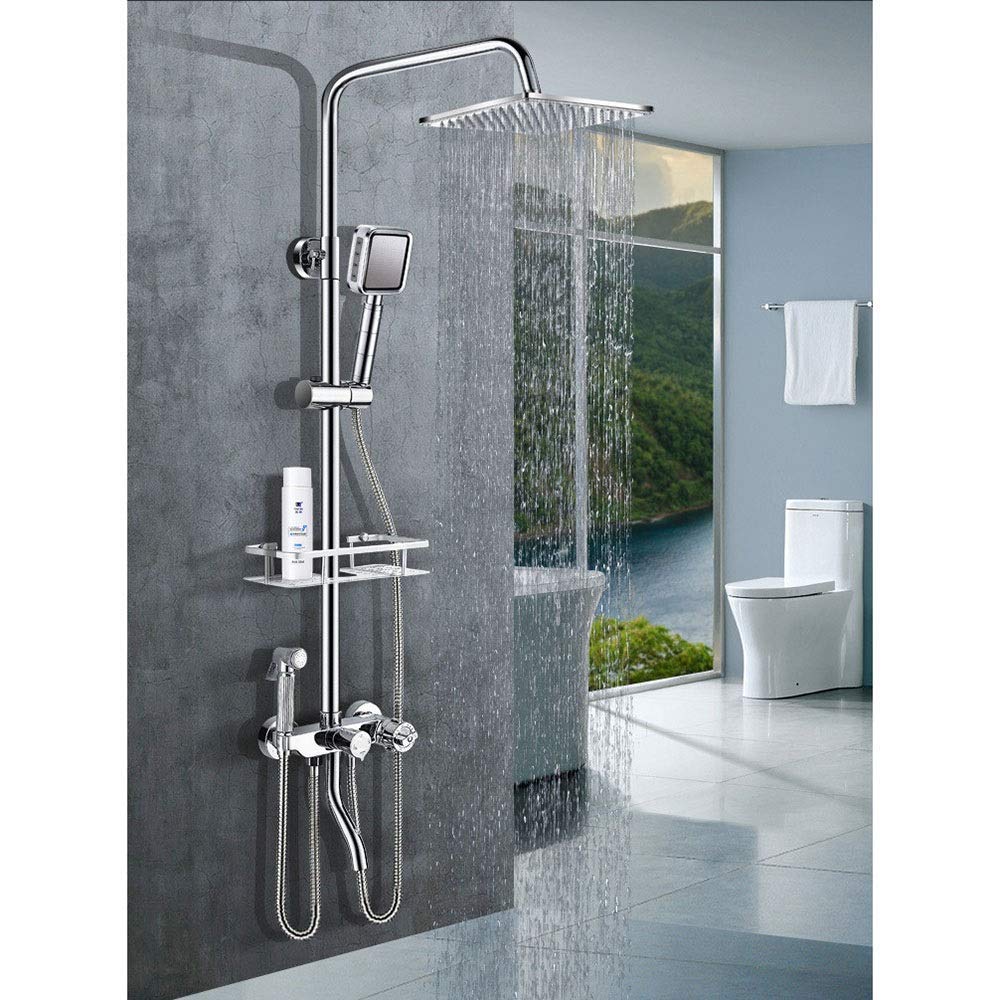 Douche thermostatique sous pression finis les changements de température, système encastré
