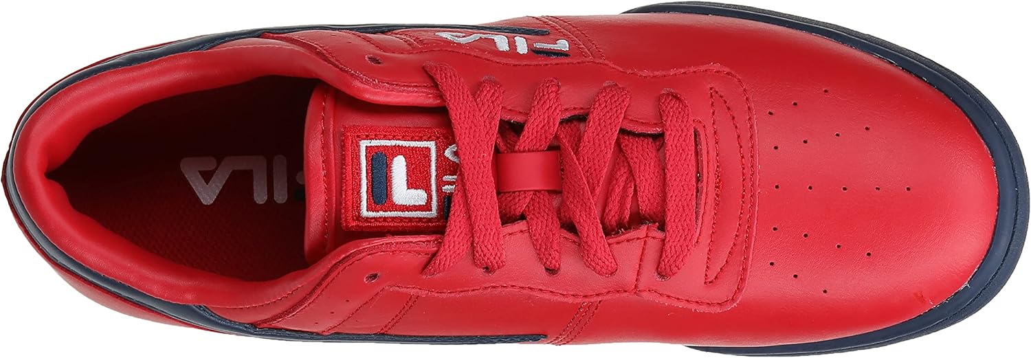 Fila Men's Original Fitness Lea Classic Sneaker 11 Red/Navy/White
