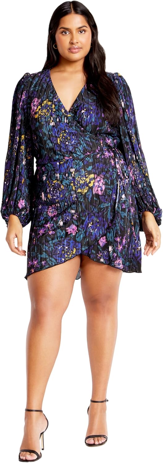 City Chic Women's Plus Size Dress - Kira Print