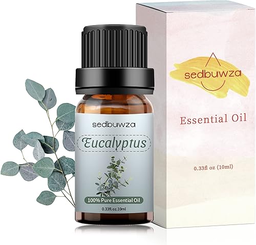 Miniatura 8 de Sedbuwza Aceite esencial de eucalipto, aceite de eucalipto, 100% puro, aceite de fragancia de eucalipto natural para difusor de masaje,