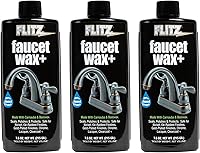 Vista 10 de Flitz Cera para llave de grifo Plus - Envase de 3.4oz de limpiador y abrillantador para grifos a base de agua fabricado en EE. UU. para manchas