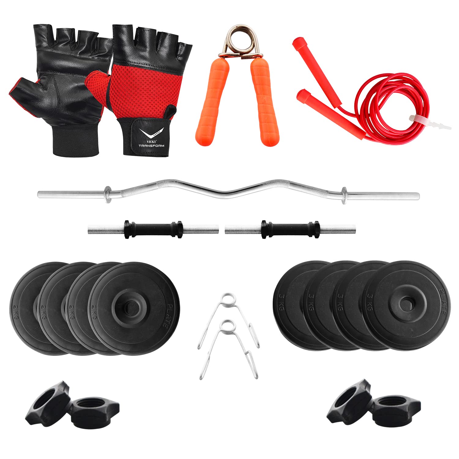 See full amazon price history chart for VICKY Home Gym Set 20kg Curl Rod Portable Exercise Kit Fitness Equipment Personal Training Workout Stretching Combo with Dumbbell Rods Gloves Skipping Rope Hand Gripper Weight Plate for Men Women VICKY Home Gym Set 20kg Curl Rod Portable Exercise Kit Fitness Equipment Personal Training Workout Stretching Combo with Dumbbell Rods Gloves Skipping Rope Hand Gripper Weight Plate for Men Women (B0BSN76GCS) Amazon Price History, Amazon Price Tracker