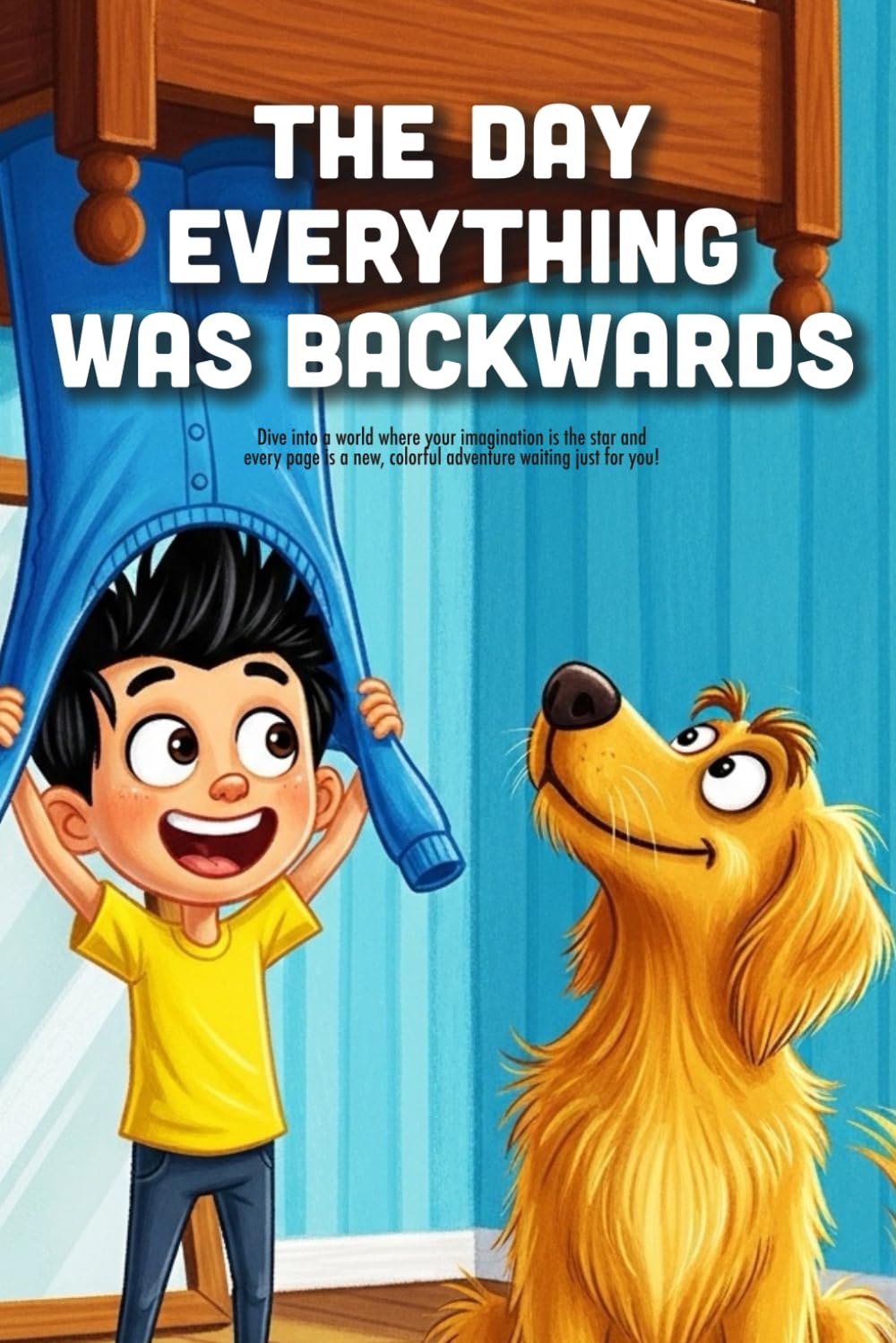 The Day Everything Was Backwards: A Silly and Whimsical Picture Book for Kids About Imagination, Laughter, and Seeing the World Differently (Ages 3-7)