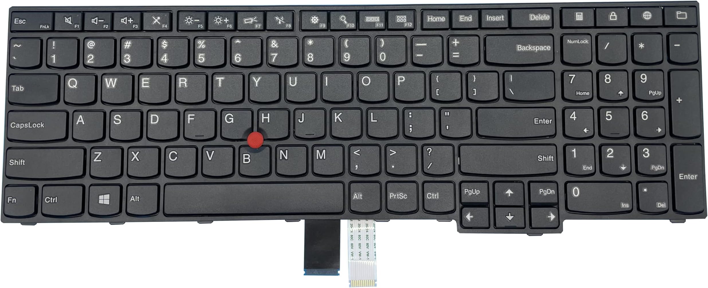 Moon2020 Replacement Keyboard for Lenovo Thinkpad E550 E550C E555 Laptop SN20F22537, 00HN037, SN20F22474, 00HN074, V147820AS1 P/N:SN20F22474 FRU:00HN074 PK:130TS3A00 9Z.NBKST.001 NSK-Z50ST 01
