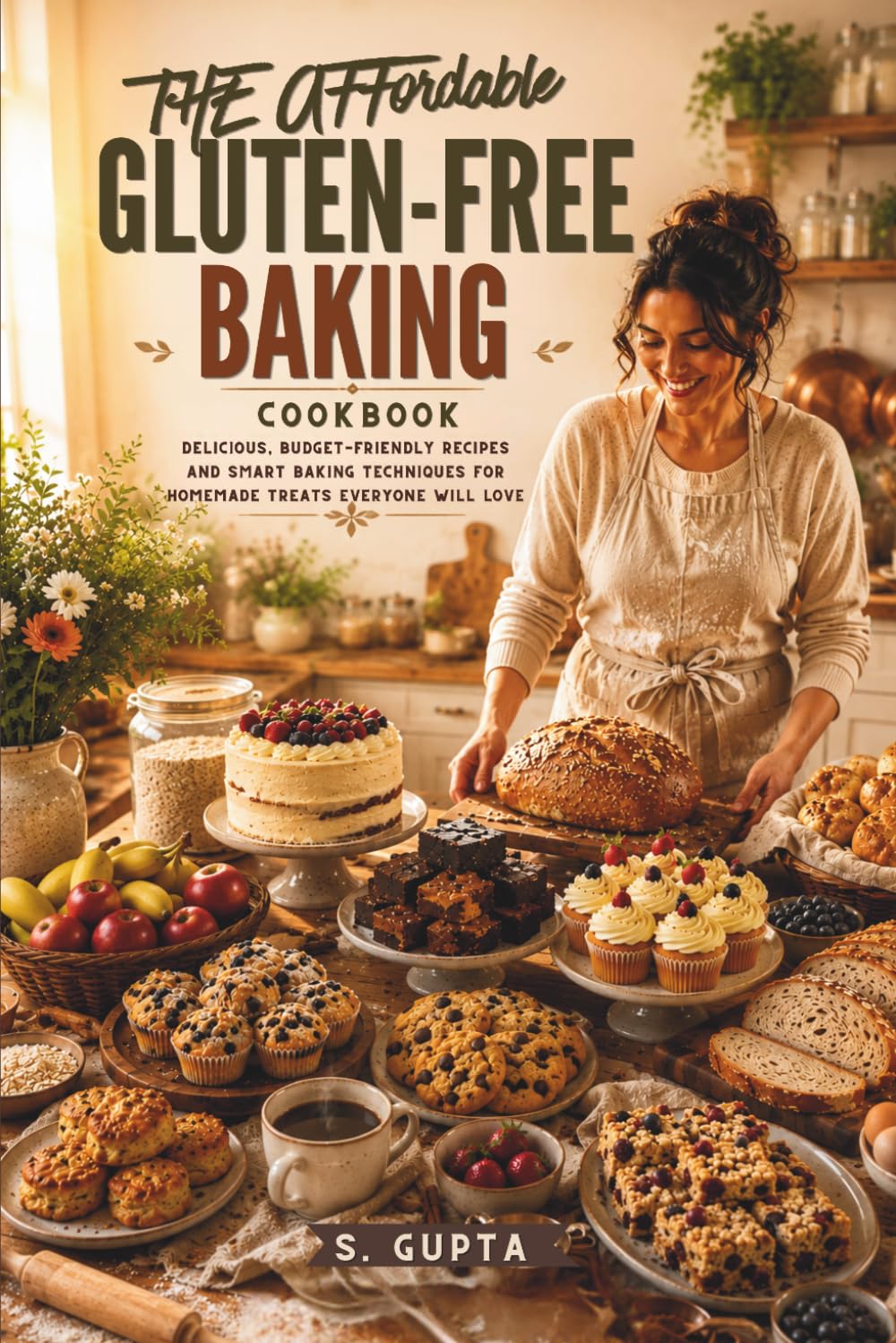 The Affordable Gluten-Free Baking Cookbook: Easy Budget-Friendly Recipes for Bread, Cookies, Cakes, Muffins, Brownies, Breakfast Bakes, and Everyday ... Simple Pantry Ingredients (Sangita’s Kitchen)