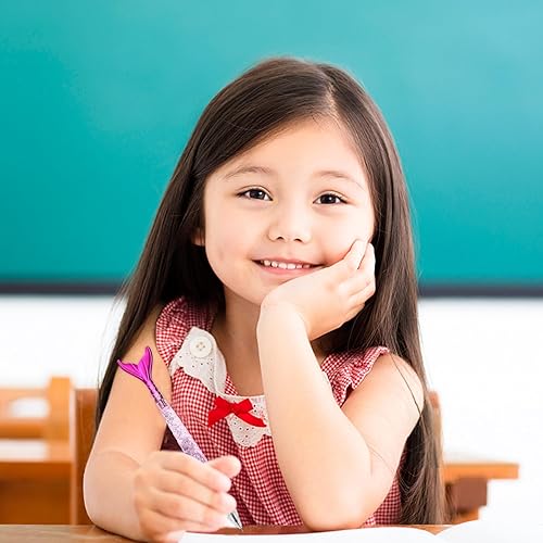 Miniatura 5 de 4 bolígrafos de sirena para bolígrafo de gel con purpurina, regalo de sirena, recuerdos de fiesta, bolígrafos de gel de tinta de dibujos animados,