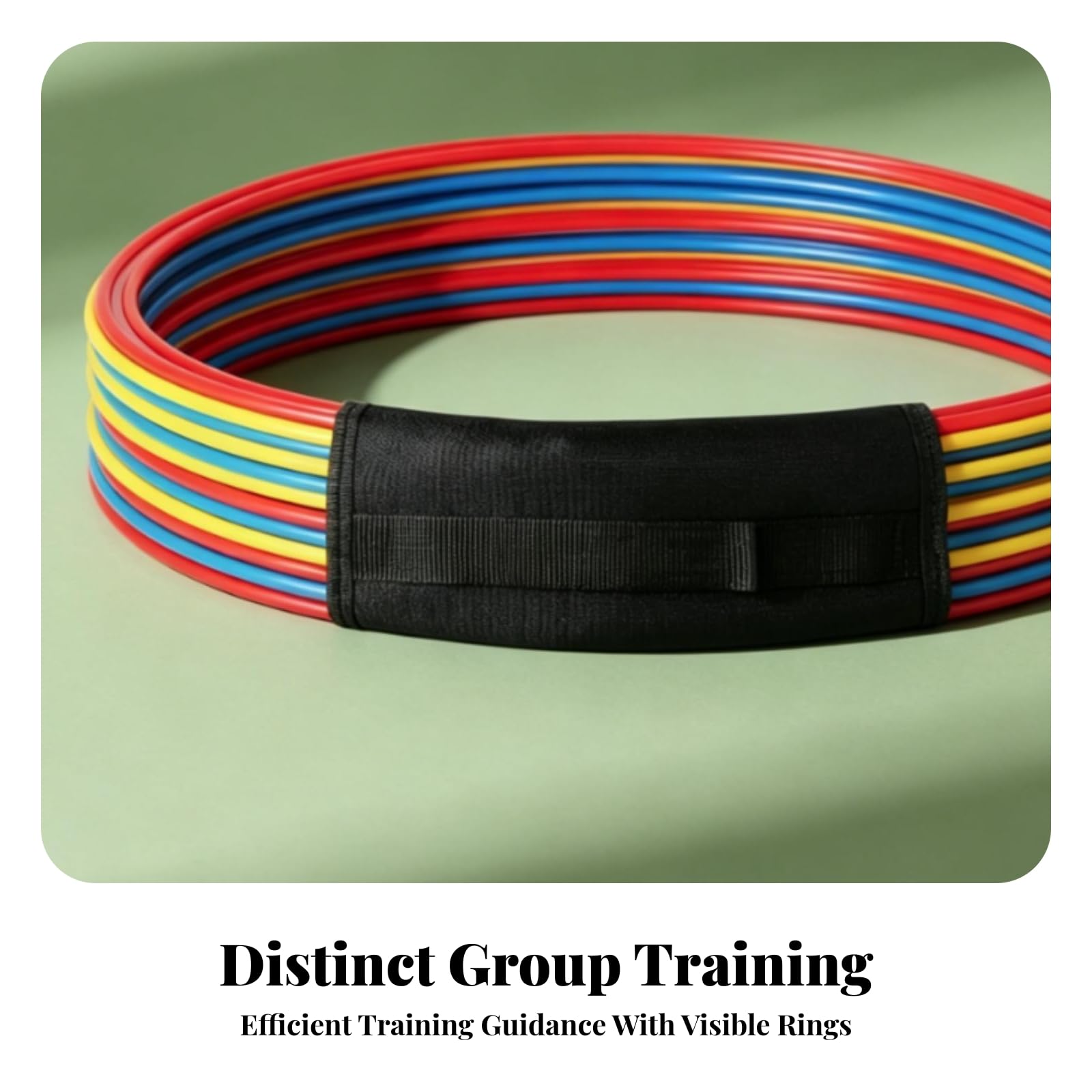 Milageto Cerchio Agility Multicolore Anello Training Leggero Cerchi Agilità Calcio per Fitness