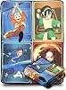 Nickelodeon Avatar The Last Airbender Aang Toph Beifong Katara Zuko Fleece Throw Blanket