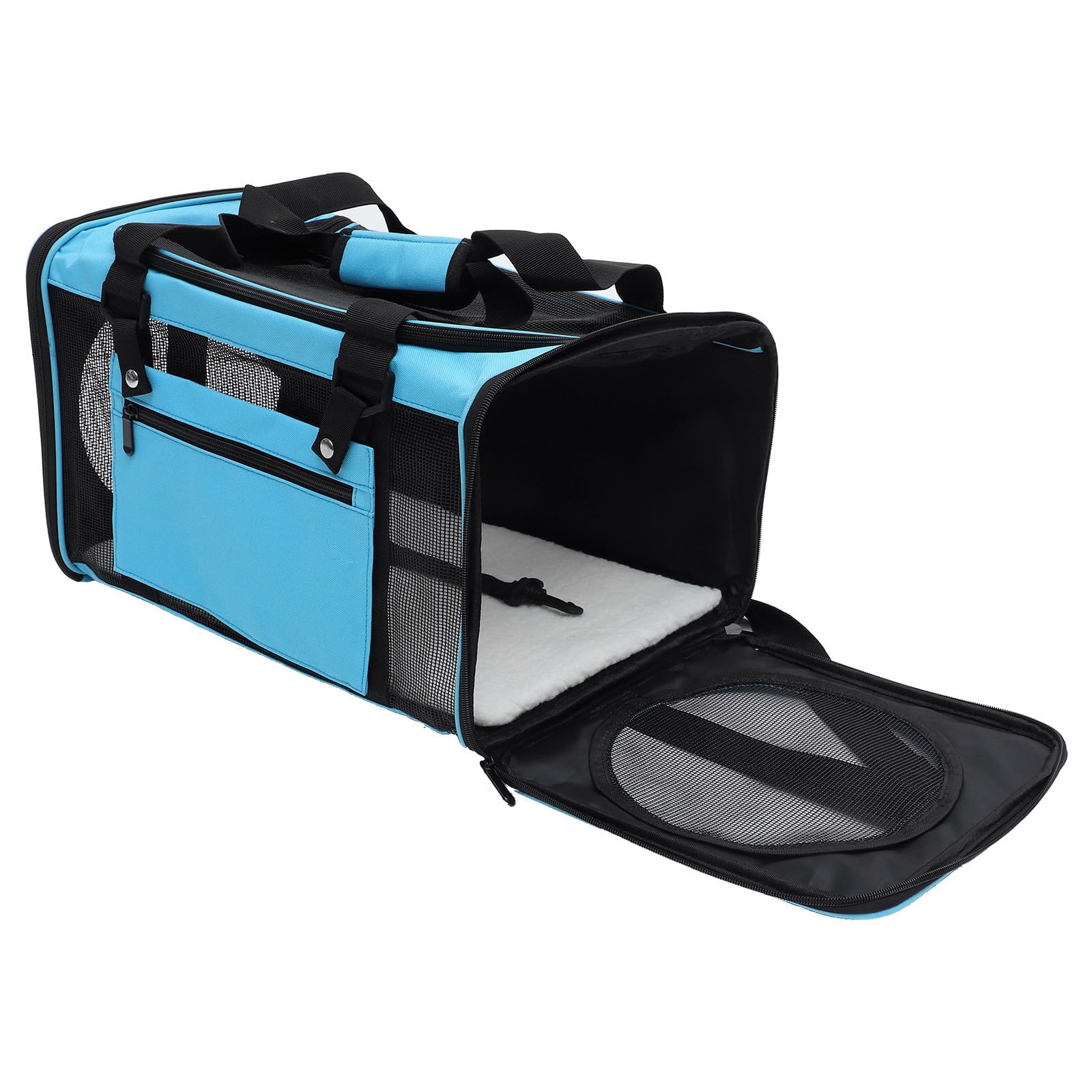 Paquet de transport pour chat pliable et respirant avec grande capacité de stockage