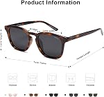 SOJOS Polarized Sunglasses for Women Men Classic Vintage Style Shades SJ2155