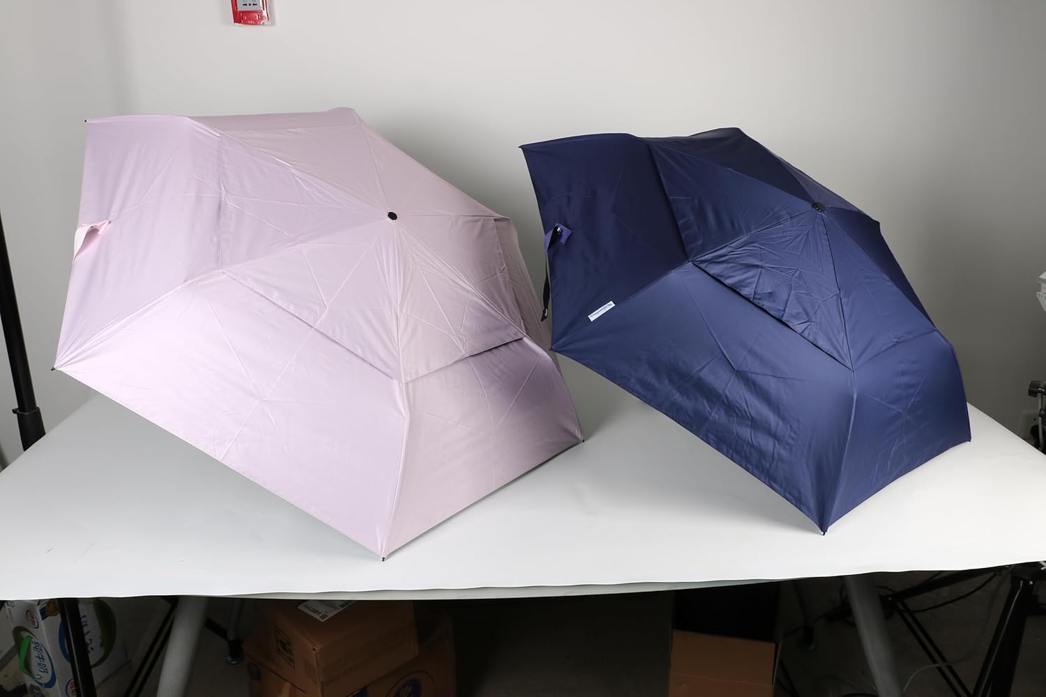 Outdoor Sun Automatic Folding Safe Shaft Umbrella - Repel Double Layered Windproof Travel Compact Umbrella for Rain - Image 6