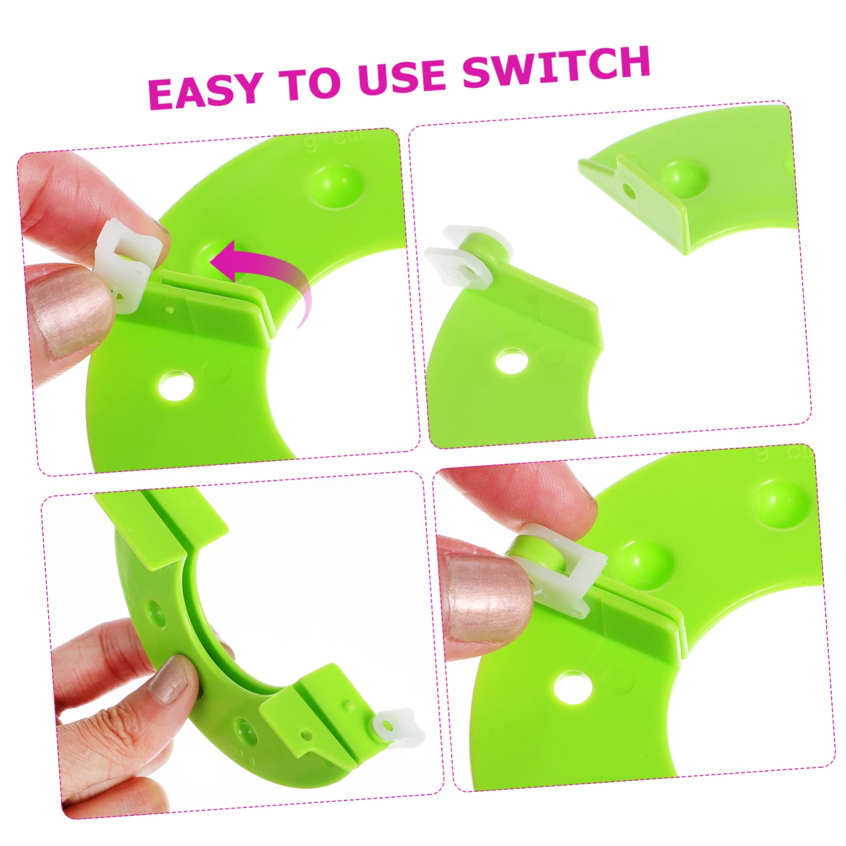 SEWACC Bastellwerkzeug Basteln Ball Stück Ball Maker Flusenwebutensilien Pompon Maker Werkzeug Kleiner Pompon Maker Pompon Maker Für Kinder Webwickler Großer Pompon Maker Flusen Pompon Quasten Aus
