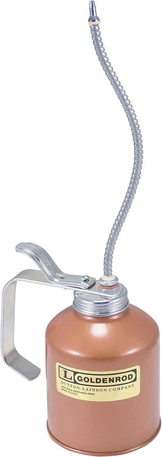 GOLDENROD (727) Industrial Pump Oiler with Flex Spout - 16 oz. Capacity