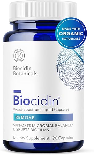 Biocidin Capsules – Disruptor de biopelícula – Apoya la limpieza de desintoxicación intestinal, equilibrio microbiano saludable, función inmune y