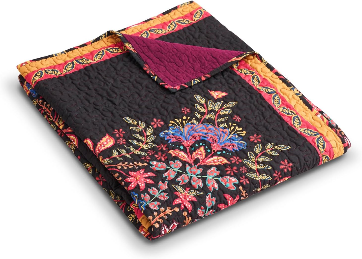 Greenland Home Fashions Jessa Vintage Boho Collection, Quilted Throw