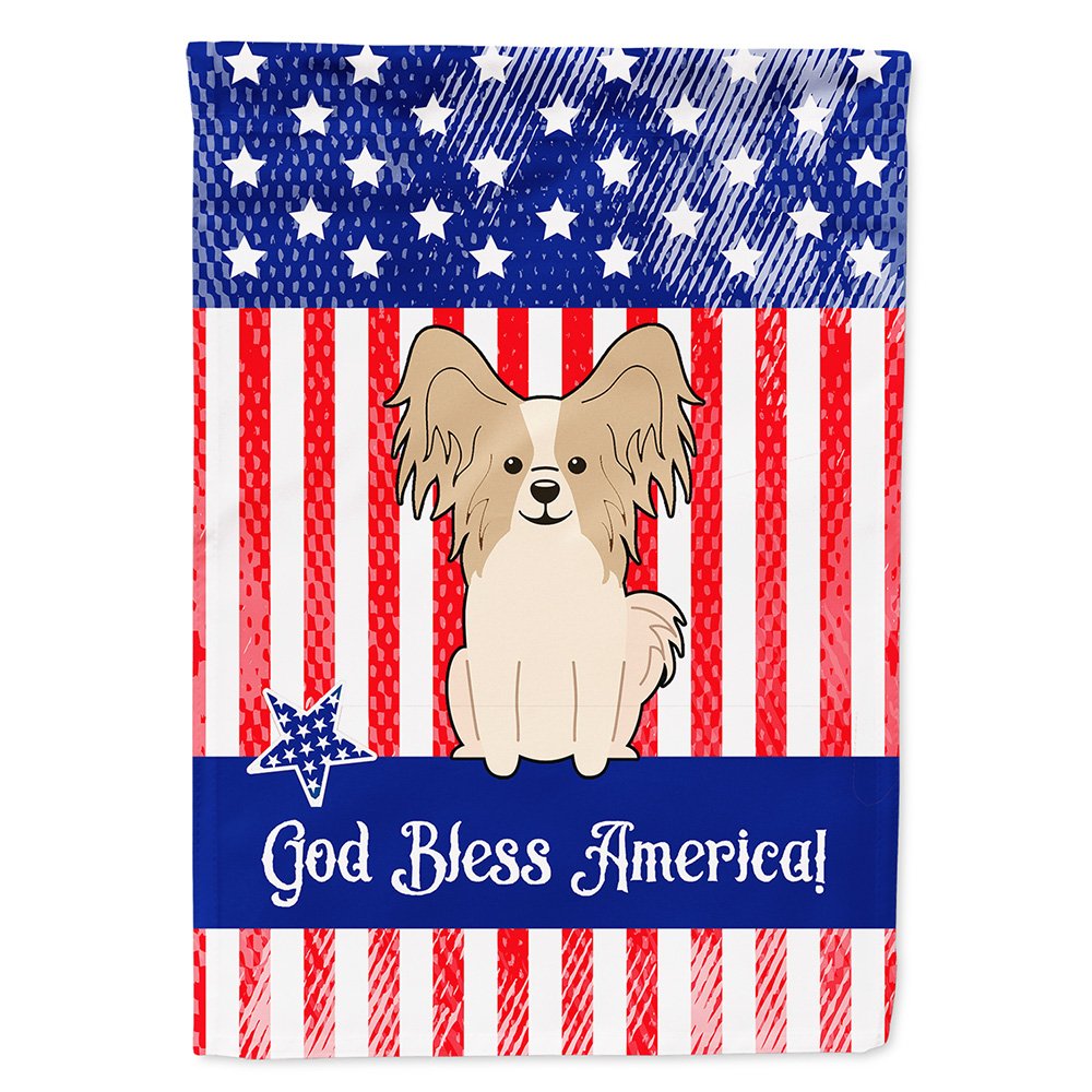 Drapeau USA Papillon sable et blanc résistant aux intempéries pour jardin extérieur