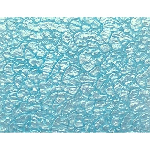 Acrylic Marble Flow Sheets, 1/8" Thickness, 16"x12", Ideal for GlowForge & Any Types of Laser/Engraving, Perfect Material for Jewelry, Crafting & DIY Projects (Baby Blue)