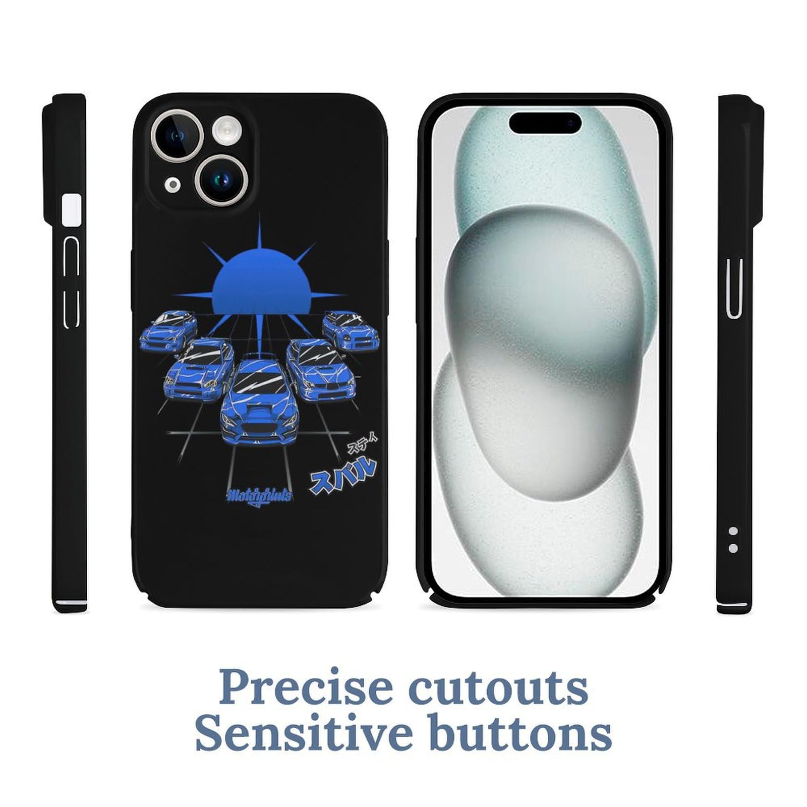 Amazon.co.jp: SUBARU スバル STI iPhone 15 ケース 携帯電話