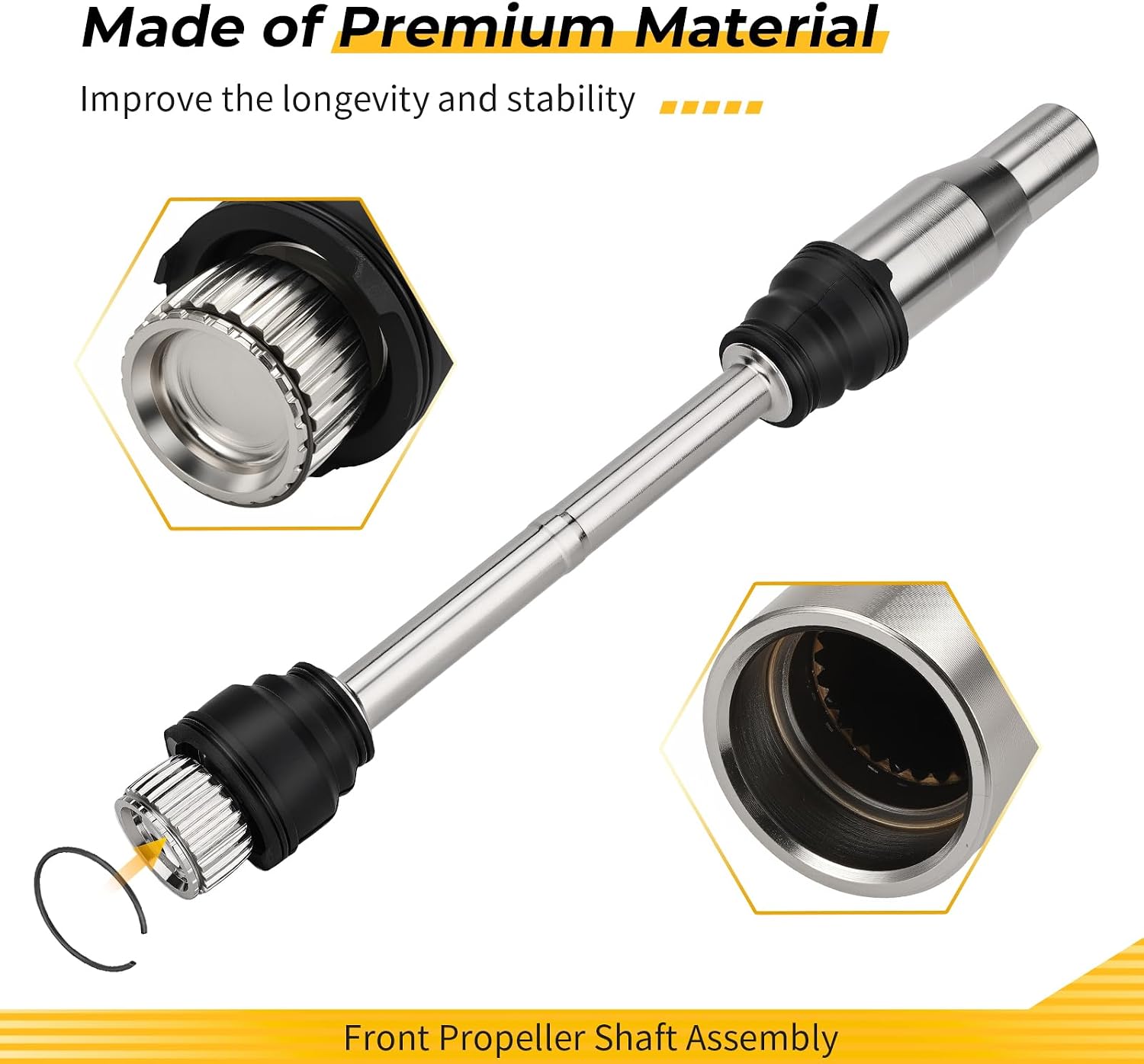 M MATI Front Propeller Shaft Assembly for Honda Foreman 500 TRX500FE TRX500FM TRX500FPE TRX500FPM 2005-2011 40400-HP0-A00