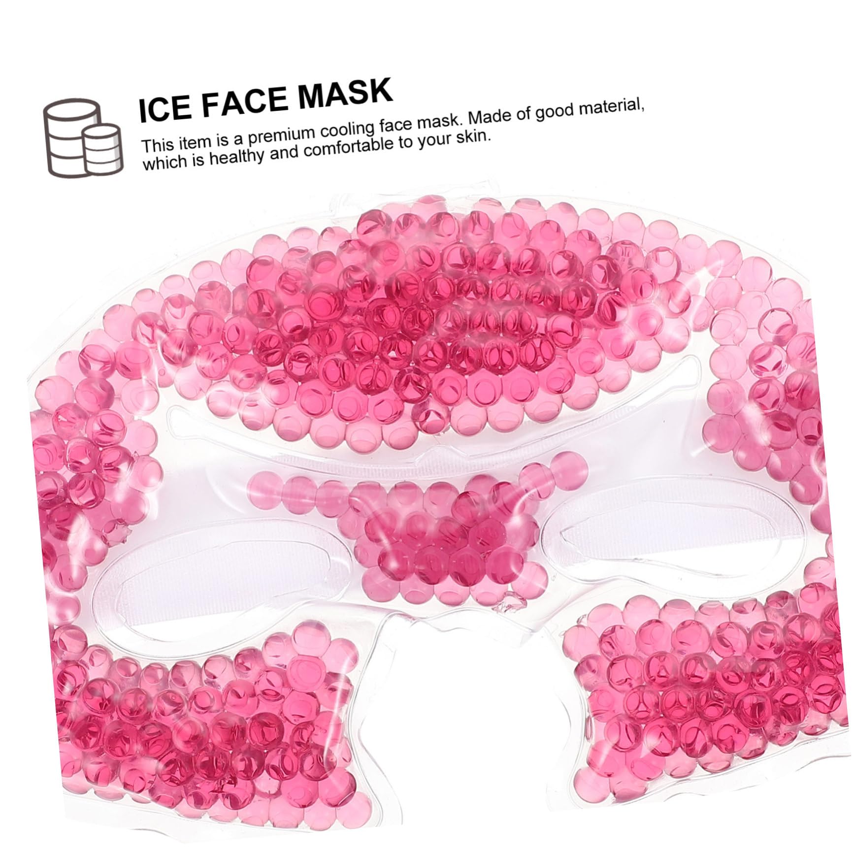 FRCOLOR Lot De 3 Masques Réutilisables En Gel Compressé À Froid Pour Le Visage Soins De La Peau Pour Étudiants