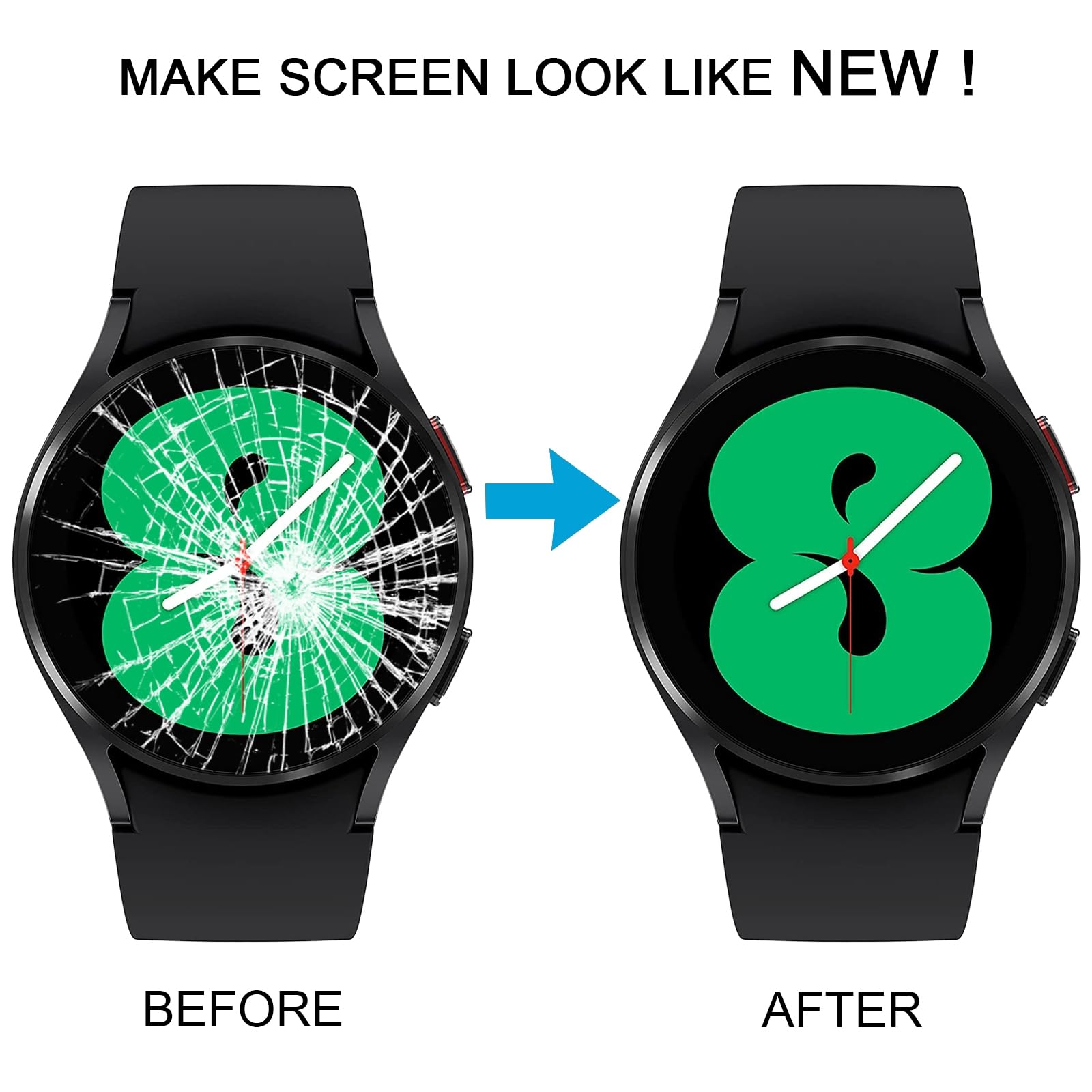 Écran LCD et numériseur de rechange pour montre Galaxy Watch 4 40 mm R860/865 Accessoires