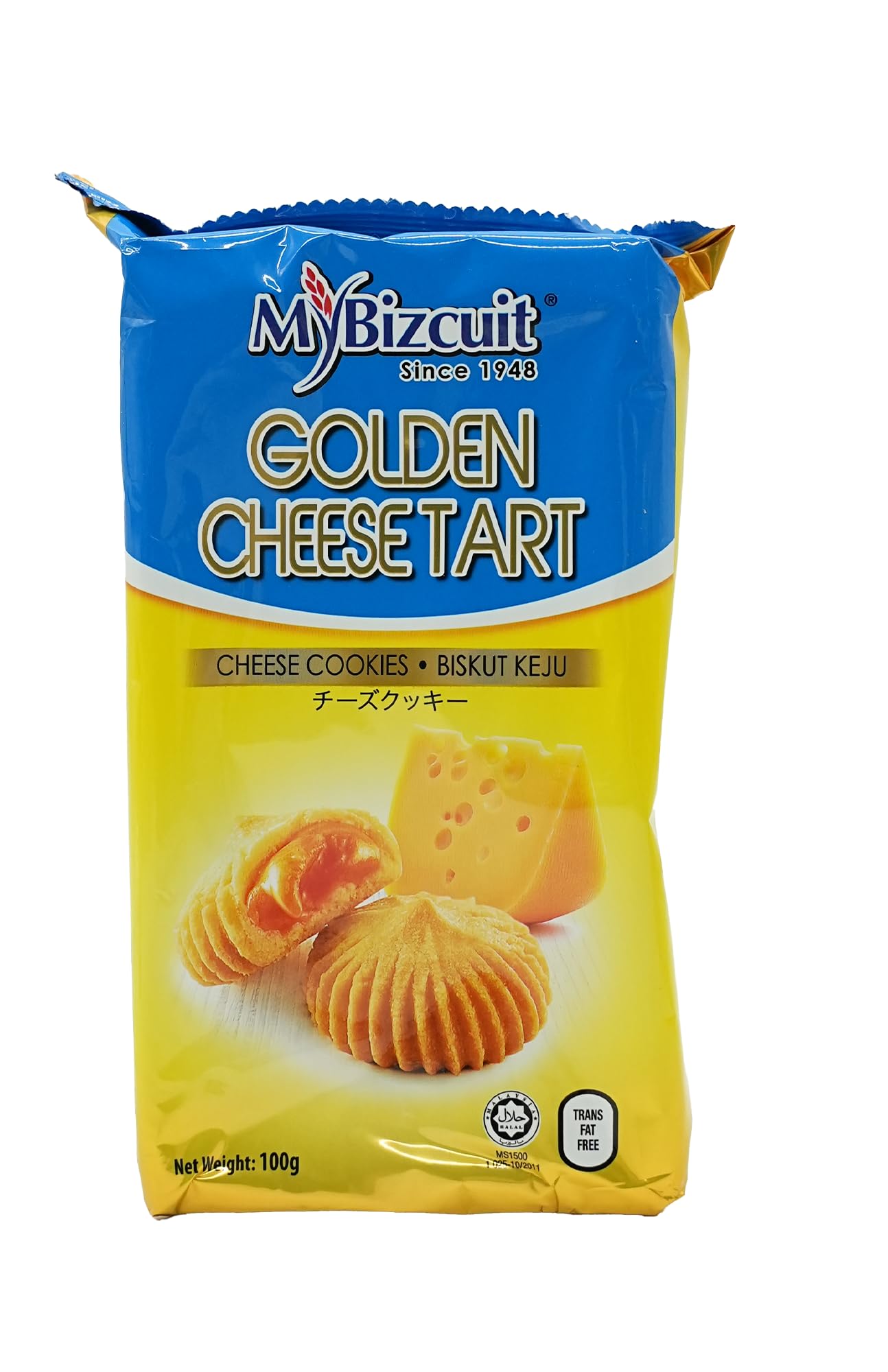 Mybizcuit Golden Cheese Tart Cookies 100g