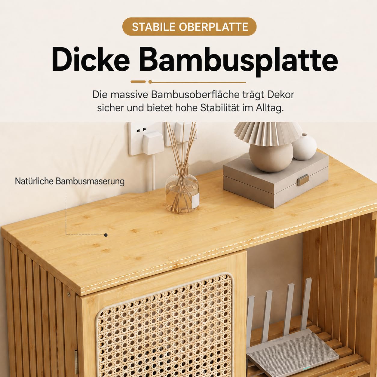 Router Schrank Router Aufbewahrungsschrank WLAN Mehrzweckschrank