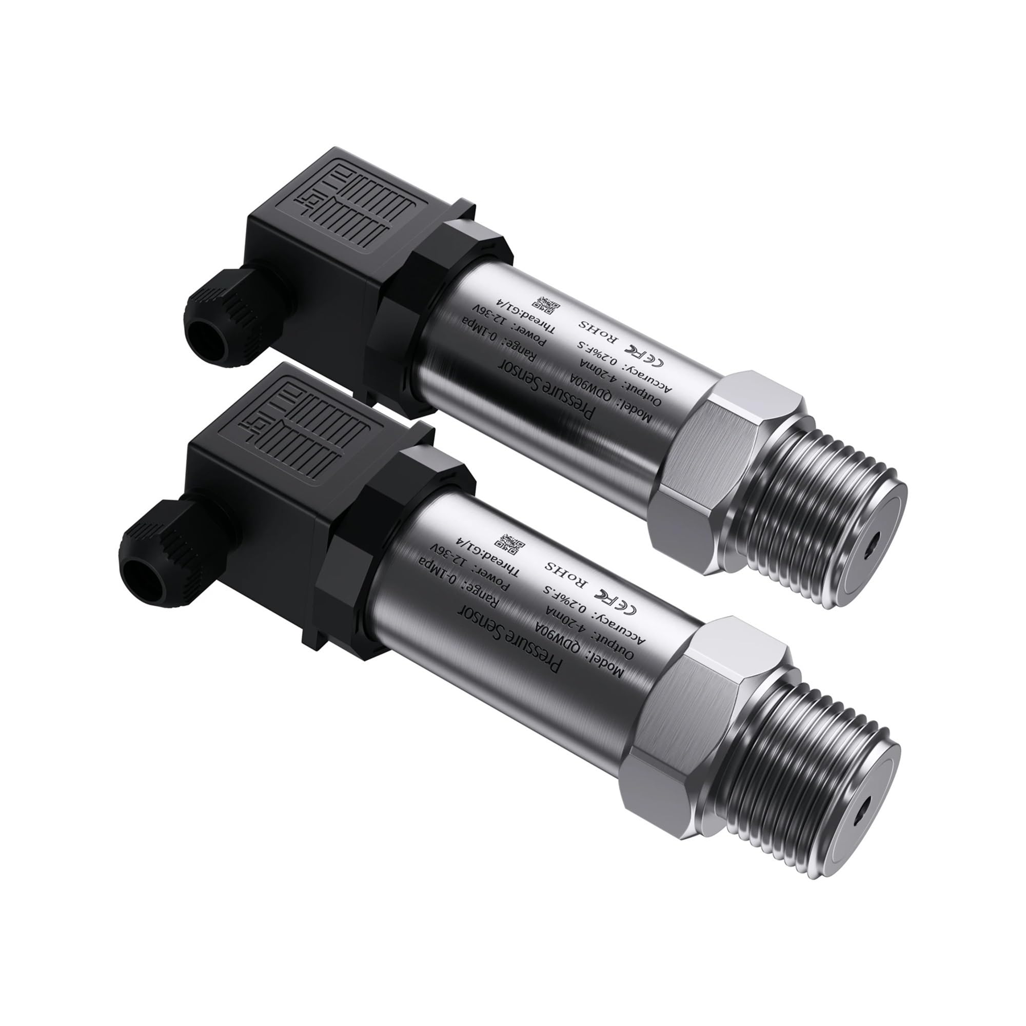 PEQYUACTE 0-10bar 0-16bar 0-20bar to 4-20mA RS485 Hydrostatic Pressure Transmitter 0-10V 0-5V 1-5V 0.5-4.5V 0-3.3V Output Pressure Sensor(Output Rs485)
