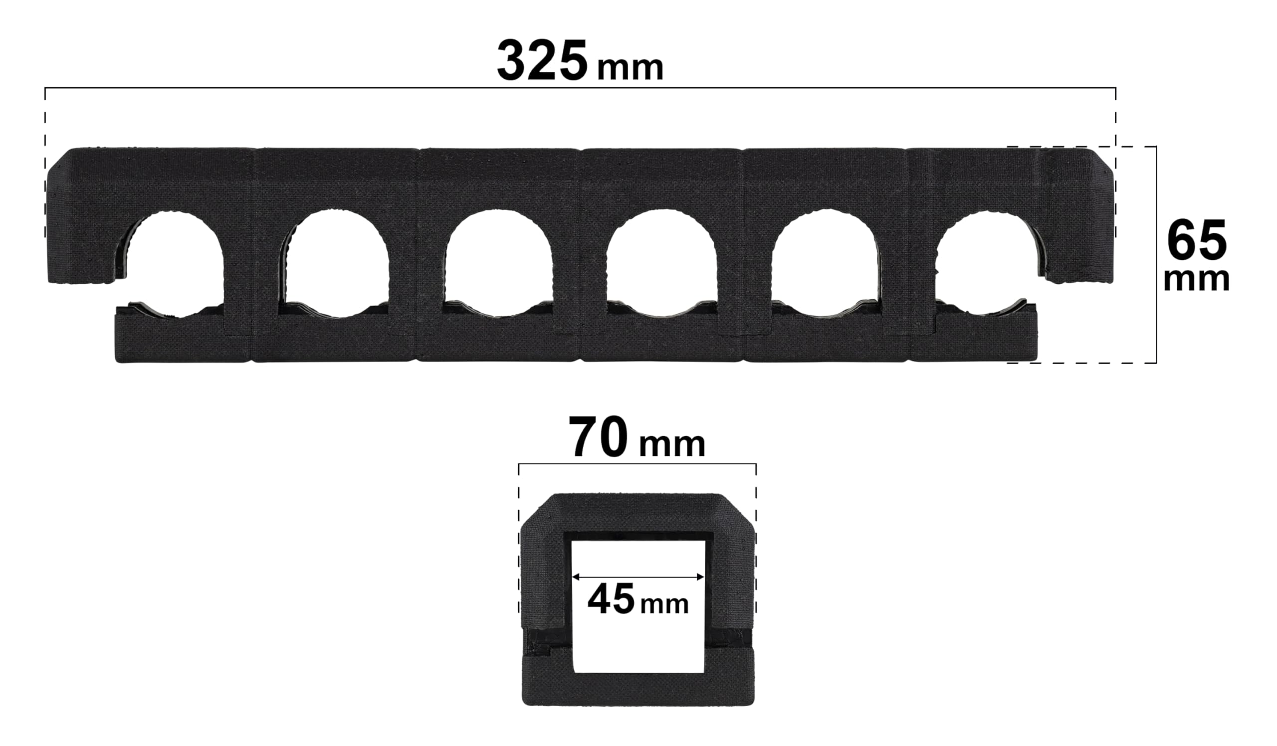 Isolant thermique pour collecteur inox plancher chauffant - 6 sorties recoupables (x2) NOYON & THIEBAULT | Forme une barrière contre la condensation | S’adapte à toutes les installations | Pose simple