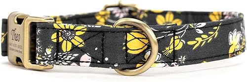 Vista 58 de Collar de perro personalizado con nombre y número de teléfono grabado, collar ajustable personalizado para cachorros, collar de algodón orgánico