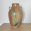 Terracotta Pottery - 10 Hand Crafted Painted Farmhouse Vase with Handle, Unique Earthy Boho vase, Decorative Neutral Vases Home Decor, Vintage Ceramic Flower vases for Living Room,Kitchen Decor