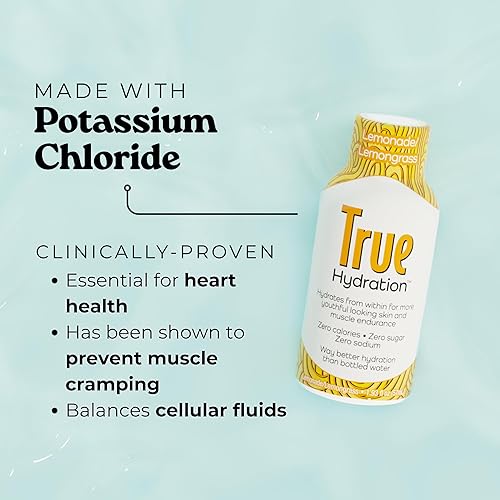 Miniatura 6 de True Hydration Shots Lemonade - Agua de limonada, paquete de 12 unidades de 1.93 onzas líquidas, electrolitos, aminoácidos, cero azúcar, cero sodio,