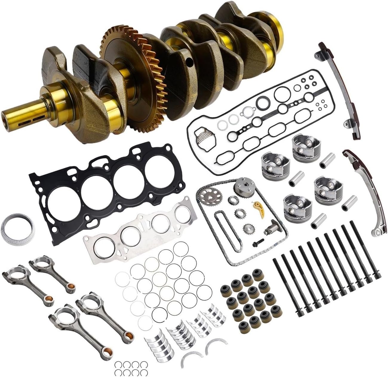 椅子 その他】2AZ-FE 2.4L エンジンオーバーホールリビルドキット クランク