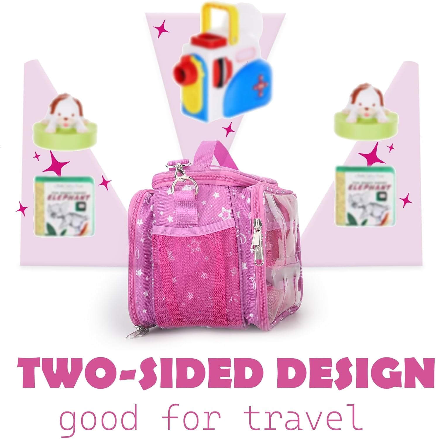 キャリーケース Little Tikes Story Dream Machine Booksスターターセット対応 ハンドルとショルダ