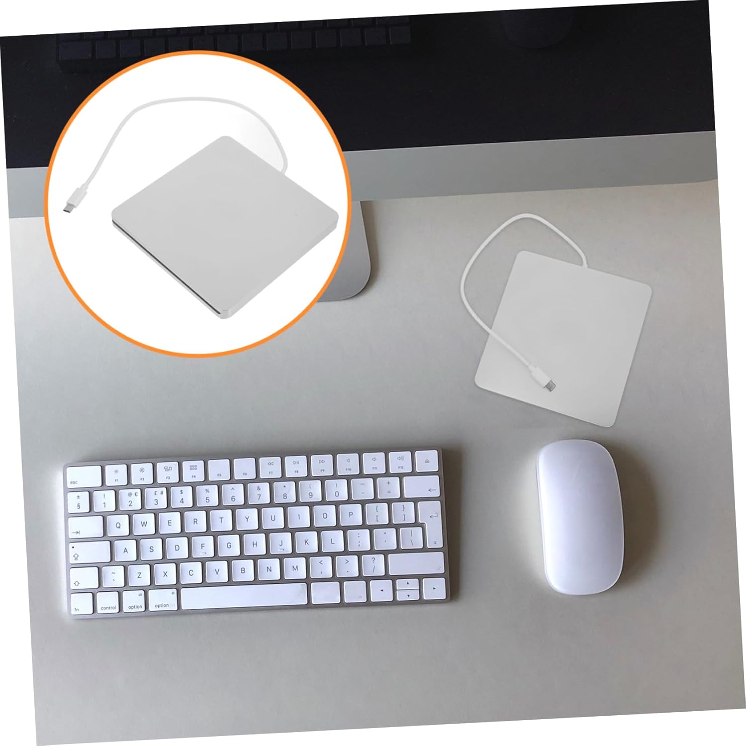 Hemoton Slim 3.0 External DVD Drive Vcd Burner Compatible Laptop Easy to Carry