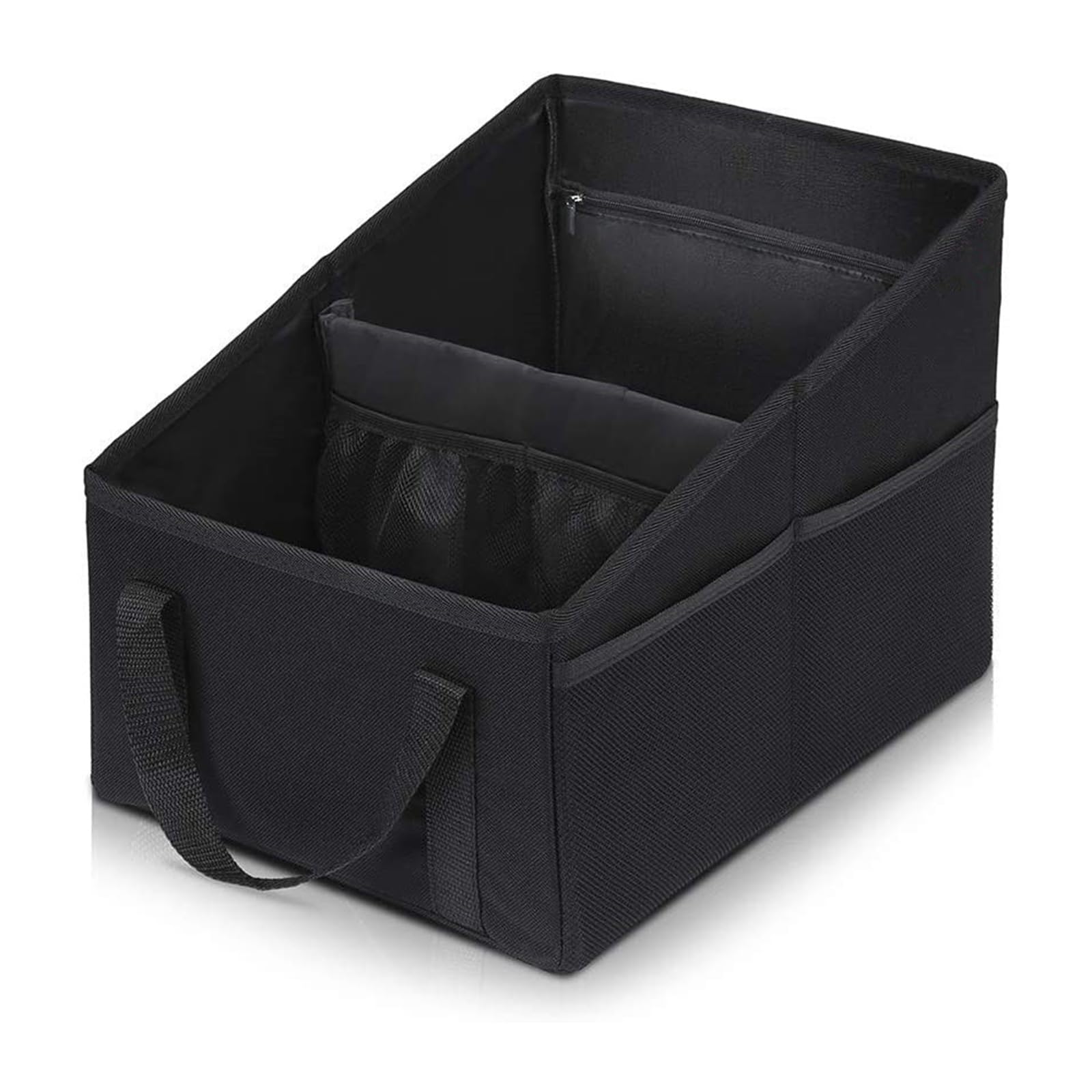 Organiseur de coffre de voiture compact avec poches pliables de 31x25 cm