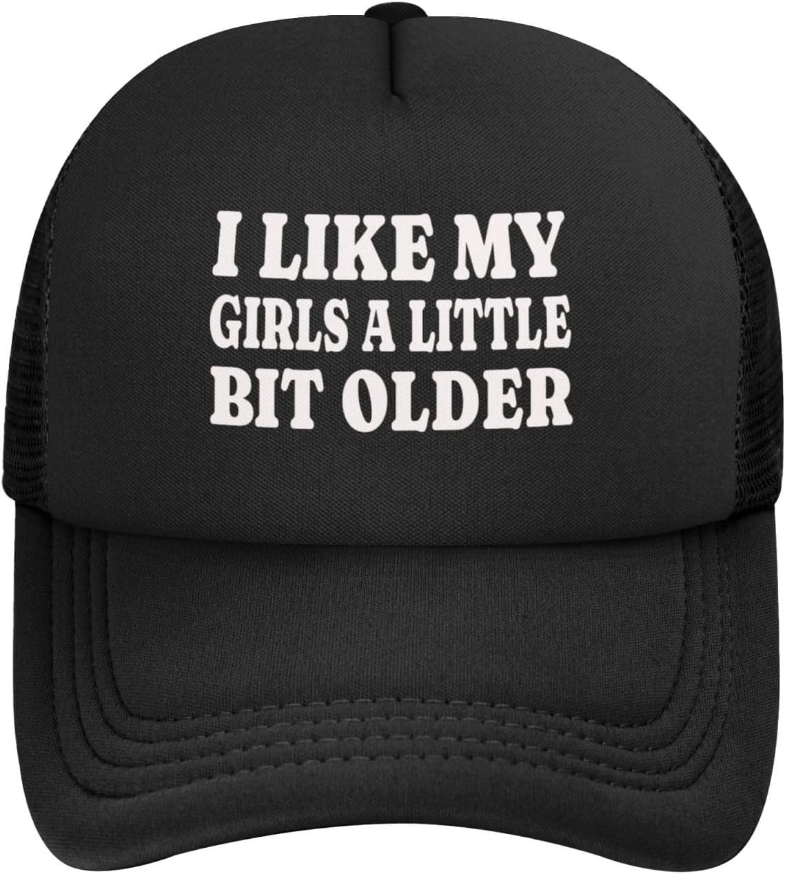 I Like My Girls A Little Bit Older Trucker Hat Snapback Hat Funny Hats for Men Women - Image 2