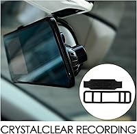 Vista 5 de Generic Kit de base de montaje para cámara de tablero de 4 piezas: hebilla de abrazadera y correas de sujeción para espejo retrovisor - Reemplazo