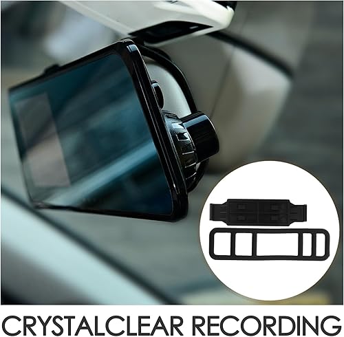 Miniatura 5 de Generic Kit de base de montaje para cámara de tablero de 4 piezas hebilla de abrazadera y correas de sujeción para espejo retrovisor - Reemplazo de